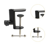 Maxbell C Clamp Base Stand Versatile Grip Table Lamp Microphone Arm Desk Clamp Black