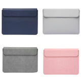 Maxbell Laptop Sleeve Case with Stand Protective Cover Carrying Case PU Leather Bag Dark Blue
