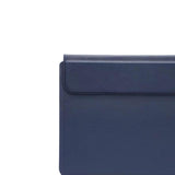 Maxbell Laptop Sleeve Case with Stand Protective Cover Carrying Case PU Leather Bag Dark Blue