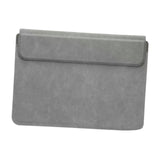 Maxbell Laptop Sleeve Case with Stand Protective Cover Carrying Case PU Leather Bag Dark Gray