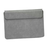 Maxbell Laptop Sleeve Case with Stand Protective Cover Carrying Case PU Leather Bag Dark Gray