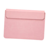 Maxbell Laptop Sleeve Case with Stand Protective Cover Carrying Case PU Leather Bag Pink