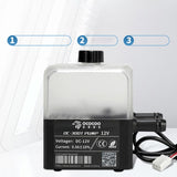 Water Cooling Pump Reservoir Set Lightweight Accessory Easy to Install Quiet 12V Standard