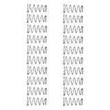 Maxbell 6 Pieces Electric Guitar Bass Bridge Screws Springs+20pcs Pickup Springs