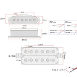 Prewired Pickguard SSH Alnico V Humbucker for Electric Guitar Parts