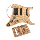 Prewired Pickguard SSH Alnico V Humbucker for Electric Guitar Parts