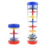 Maxbell 2pcs Colorful Rainmaker Rain Stick Rattle Toy Kids Musical Toys