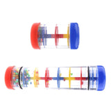 Maxbell 2pcs Colorful Rainmaker Rain Stick Rattle Toy Kids Musical Toys