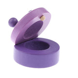 Maxbell Cartoon Castanet Wooden Hand Clapper Musical Instrument Toy for Kids Purple - Aladdin Shoppers