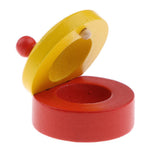 Maxbell Cartoon Castanet Wooden Hand Clapper Musical Instrument Toy for Kids Yellow - Aladdin Shoppers