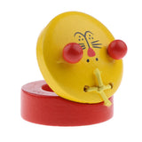 Maxbell Cartoon Castanet Wooden Hand Clapper Musical Instrument Toy for Kids Yellow - Aladdin Shoppers