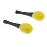 Maxbell 1 Pair Hand Percussion Maraca Children Rattle Toys Yellow - Aladdin Shoppers