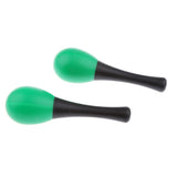 Maxbell 1 Pair Hand Percussion Maraca Children Rattle Toys Green - Aladdin Shoppers