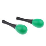 Maxbell 1 Pair Hand Percussion Maraca Children Rattle Toys Green - Aladdin Shoppers
