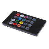 Durable 1 Set IR Music Controller LED Strip Remote Control Sound Sensor Controller