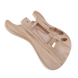 Maxbell Wood Unfinished Electric Guitar Body + Neck for Fender ST Guitar DIY Parts