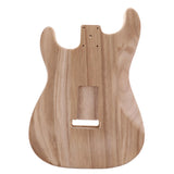 Maxbell Wood Unfinished Electric Guitar Body + Neck for Fender ST Guitar DIY Parts
