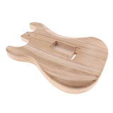 Maxbell Wood Unfinished Electric Guitar Body + Neck for Fender ST Guitar DIY Parts