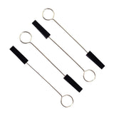 Maxbell Double Faced Adhesive Tape+4 Pcs Piano Tuning Mutes with Handle Tuning Tools