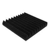 Maxbell 12pcs Studio Acoustic Foam Panels Nosie Dampening Foam Black
