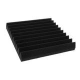 Maxbell 12pcs Studio Acoustic Foam Panels Nosie Dampening Foam Black
