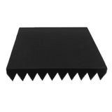 Maxbell 12pcs Studio Acoustic Foam Panels Nosie Dampening Foam Black