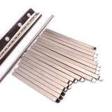 Maxbell 17 Note Kalimba Thumb Piano Steel Keys+2pcs Wooden Bridge for DIY Kalimbas