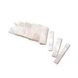 Maxbell White Mother of Pearl Shell Guitar Block Blank Fretboard Inlay Material Set