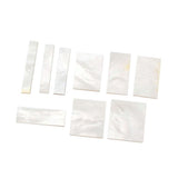 Maxbell White Mother of Pearl Shell Guitar Block Blank Fretboard Inlay Material Set