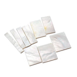 Maxbell White Mother of Pearl Shell Guitar Block Blank Fretboard Inlay Material Set
