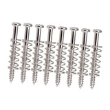 Maxbell Electric Guitar Humbucker Pickups Adjust Height Screws Springs Black+Sliver