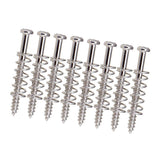 Maxbell Electric Guitar Humbucker Pickups Adjust Height Screws Springs Black+Sliver