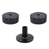 Maxbell Hi Hat Cymbal Clutch+3pcs Long Cymbal Sleeves+6pcs Drum Set Felt Washers