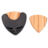 Maxbell Acoustic Guitar 2x Pick Plectrum w/Holder Heart Shaped for Guitar Lovers