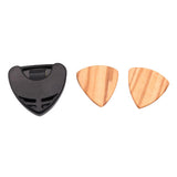 Maxbell Acoustic Guitar 2x Pick Plectrum w/Holder Heart Shaped for Guitar Lovers