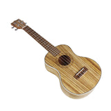 Maxbell 1 Piece Ukulele Guitar Acoustic Ukelele Zebrawood 4 Strings Guitar 21inch - Aladdin Shoppers