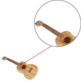 Maxbell 1 Piece Ukulele Guitar Acoustic Ukelele Zebrawood 4 Strings Guitar 21inch - Aladdin Shoppers
