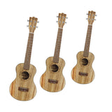 Maxbell 1 Piece Ukulele Guitar Acoustic Ukelele Zebrawood 4 Strings Guitar 21inch - Aladdin Shoppers