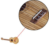 Maxbell 1 Piece Ukulele Guitar Acoustic Ukelele Zebrawood 4 Strings Guitar 21inch - Aladdin Shoppers