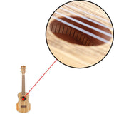 Maxbell 1 Piece Ukulele Guitar Acoustic Ukelele Zebrawood 4 Strings Guitar 21inch - Aladdin Shoppers