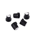 Maxbell 5 Pieces Guitar Amplifier Speed Knobs AMP Black&White Volume Tone Control