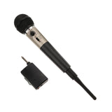 1 Set Wireless or Wired Microphone Portable Handheld Microphone Mic Black