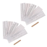 Maxbell 2 Sets Piano Stickers Piano Note Keyboard Sticker Electronic Keyboard Decal