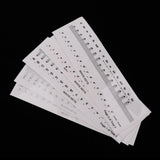 Maxbell 2 Sets Piano Stickers Piano Note Keyboard Sticker Electronic Keyboard Decal
