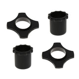 Maxbell 2 Pcs Mic Slip Holder Roller Microphone and Button Rod Sleeve Set Black