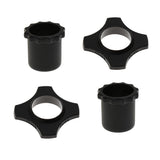 Maxbell 2 Pcs Mic Slip Holder Roller Microphone and Button Rod Sleeve Set Black
