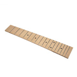 Maxbell 2 Pcs Solid Wood Maple 17 Frets Ukulele Fingerboard Fretboard for 21"Ukulele