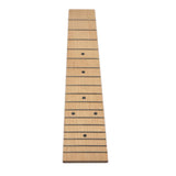 Maxbell 2 Pcs Solid Wood Maple 17 Frets Ukulele Fingerboard Fretboard for 21"Ukulele