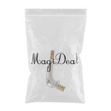 Maxbell Durable Metal Nickel Plating Sax Neck for Eb Alto Saxophone Perform Practice Accessory - Aladdin Shoppers