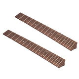 Maxbell 2 Pieces 18 Frets Ukulele Fingerboard For 26" Ukulele Accessories Uke Parts
